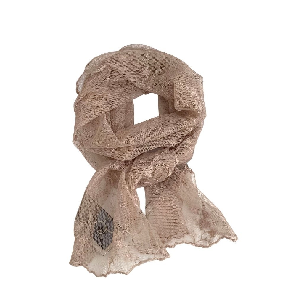 Outdoor Furniture Decor - Sciarpa Lunga in Pizzo alla Moda,