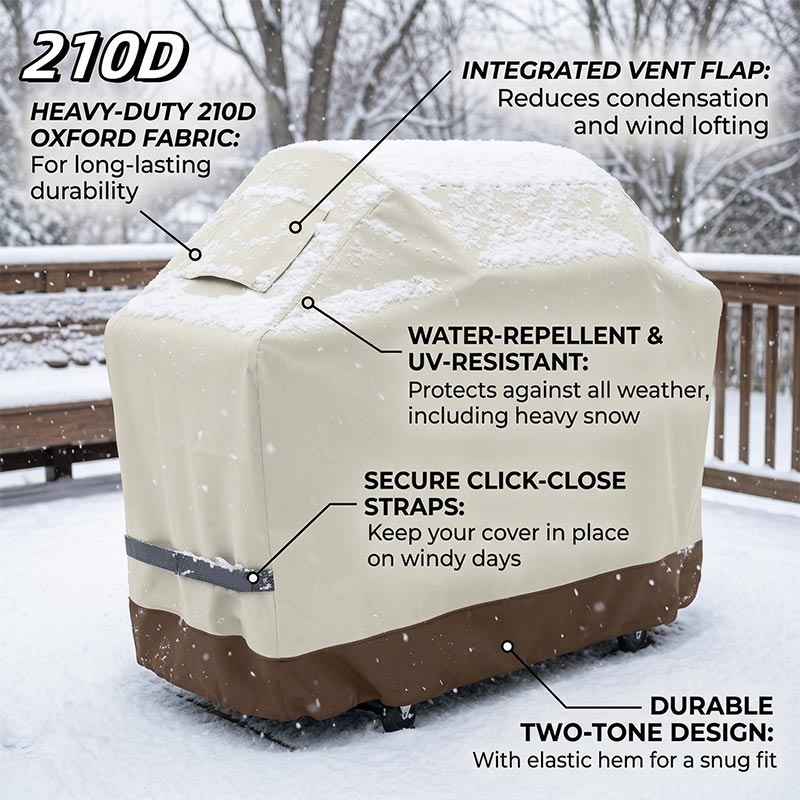 Outdoor Furniture Europe - Copertura per barbecue a gas 210D