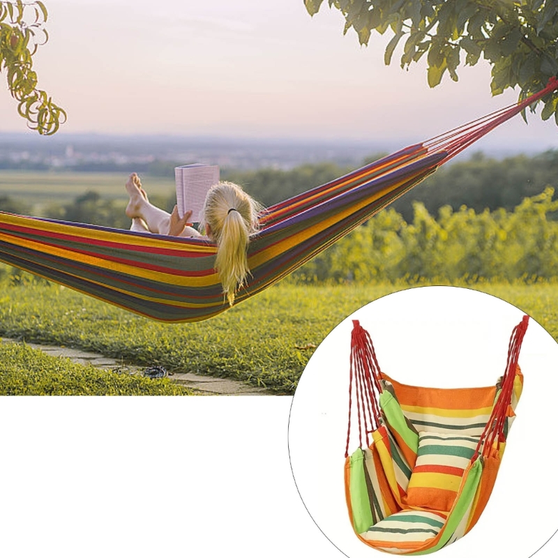 Outdoor Furniture Quality - Sedia sospesa ergonomica con cuscini rimovibili