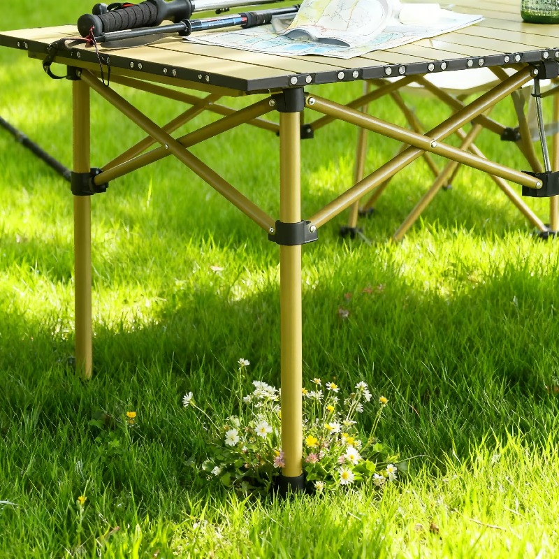 Outdoor Furniture Quality - Tavolo e sedie pieghevoli in lega