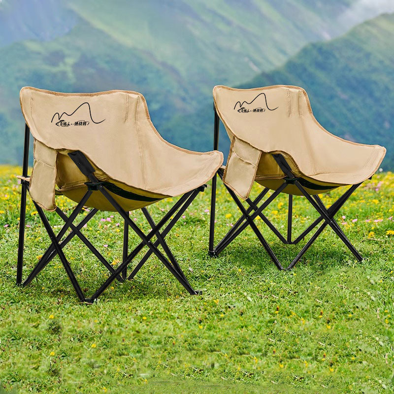 Garden Bench Metal - Sedia da Campeggio Portatile Leggera per