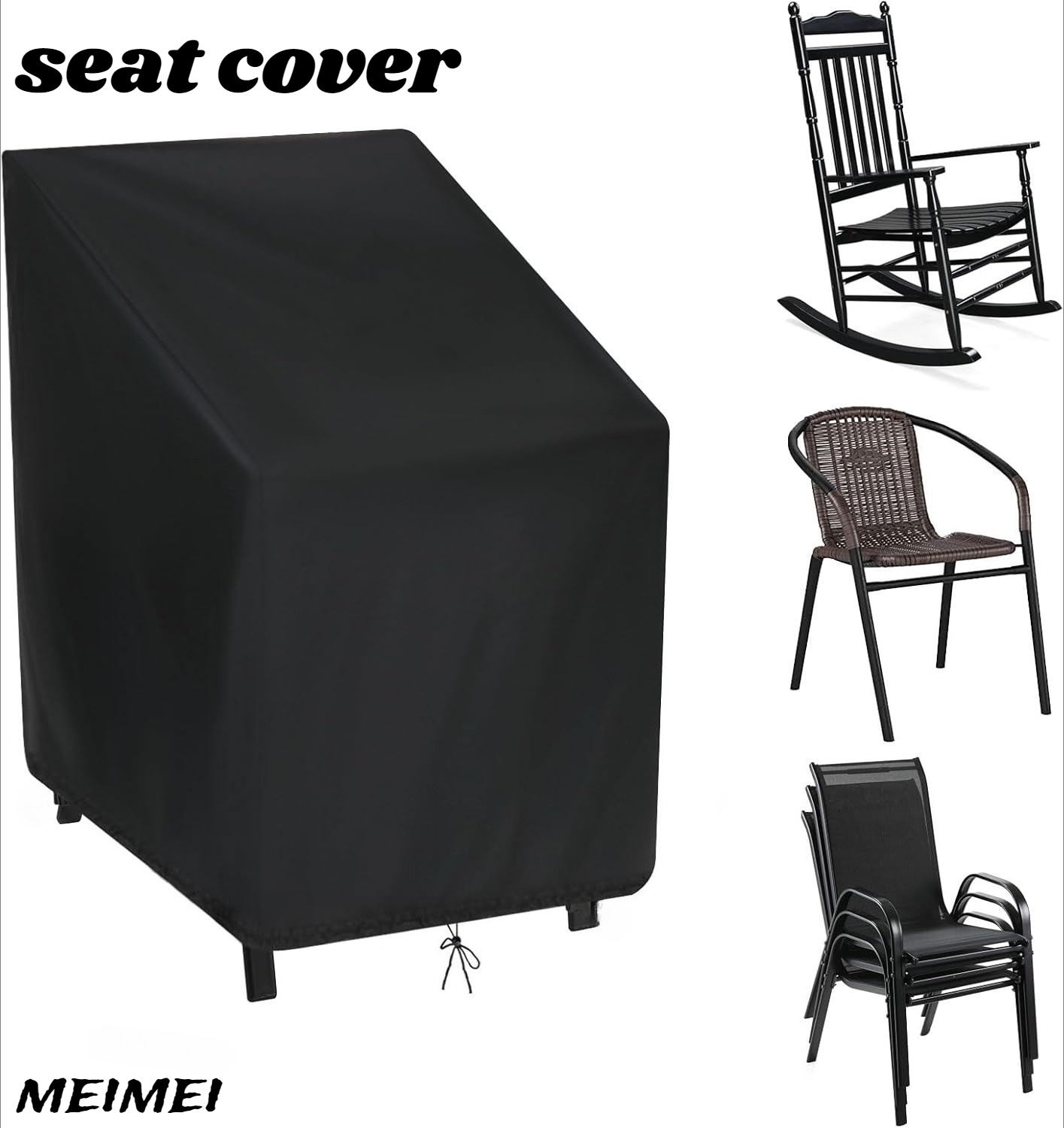 Outdoor Furniture Quality - Borsa portaoggetti con copertura antipolvere per