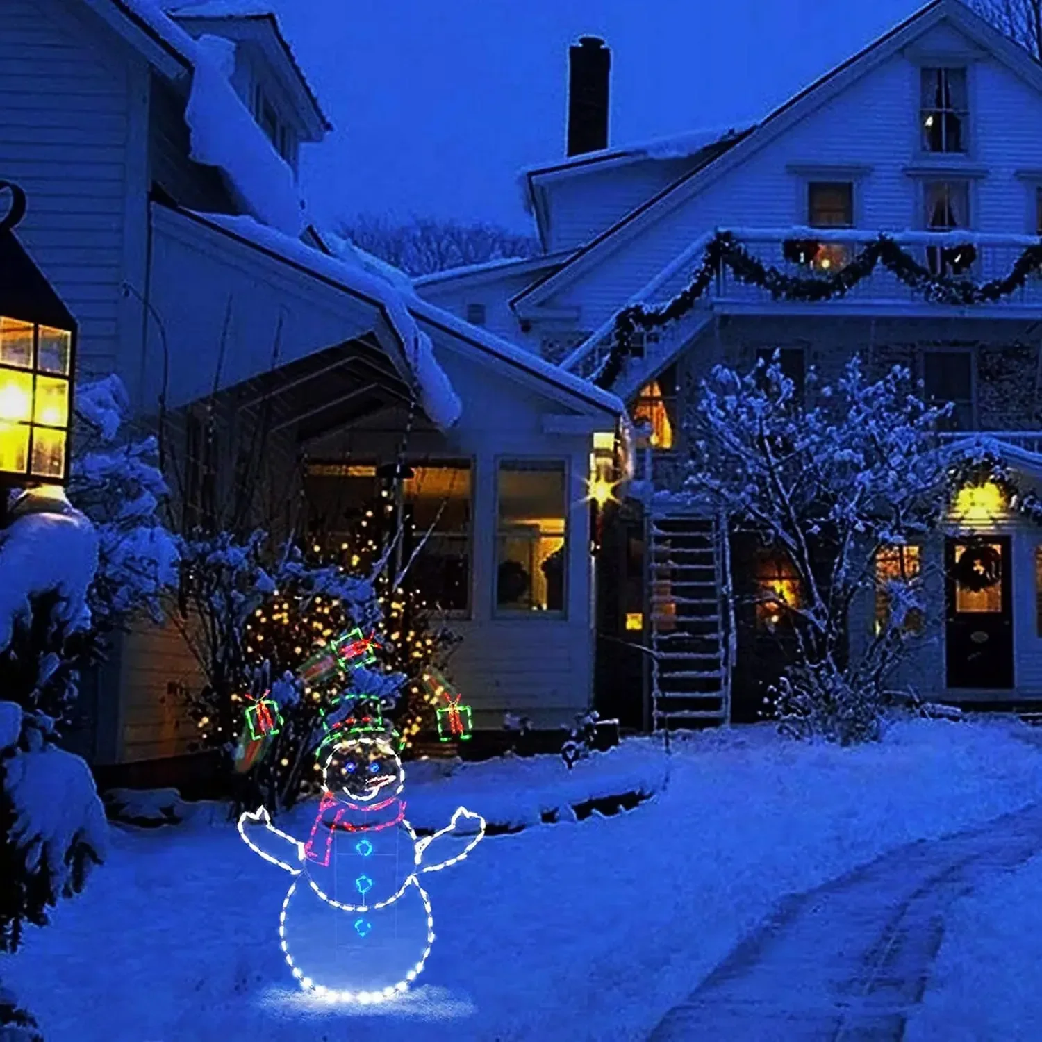 Palla di neve animata Luce LED - Outdoor Furniture Decor recensione e prezzo