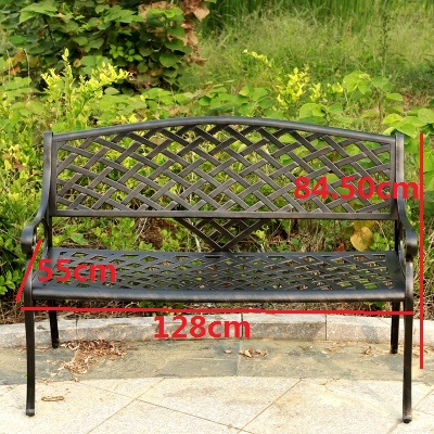 Sedia a doppio sedile in allum - Garden Bench Metal recensione e prezzo