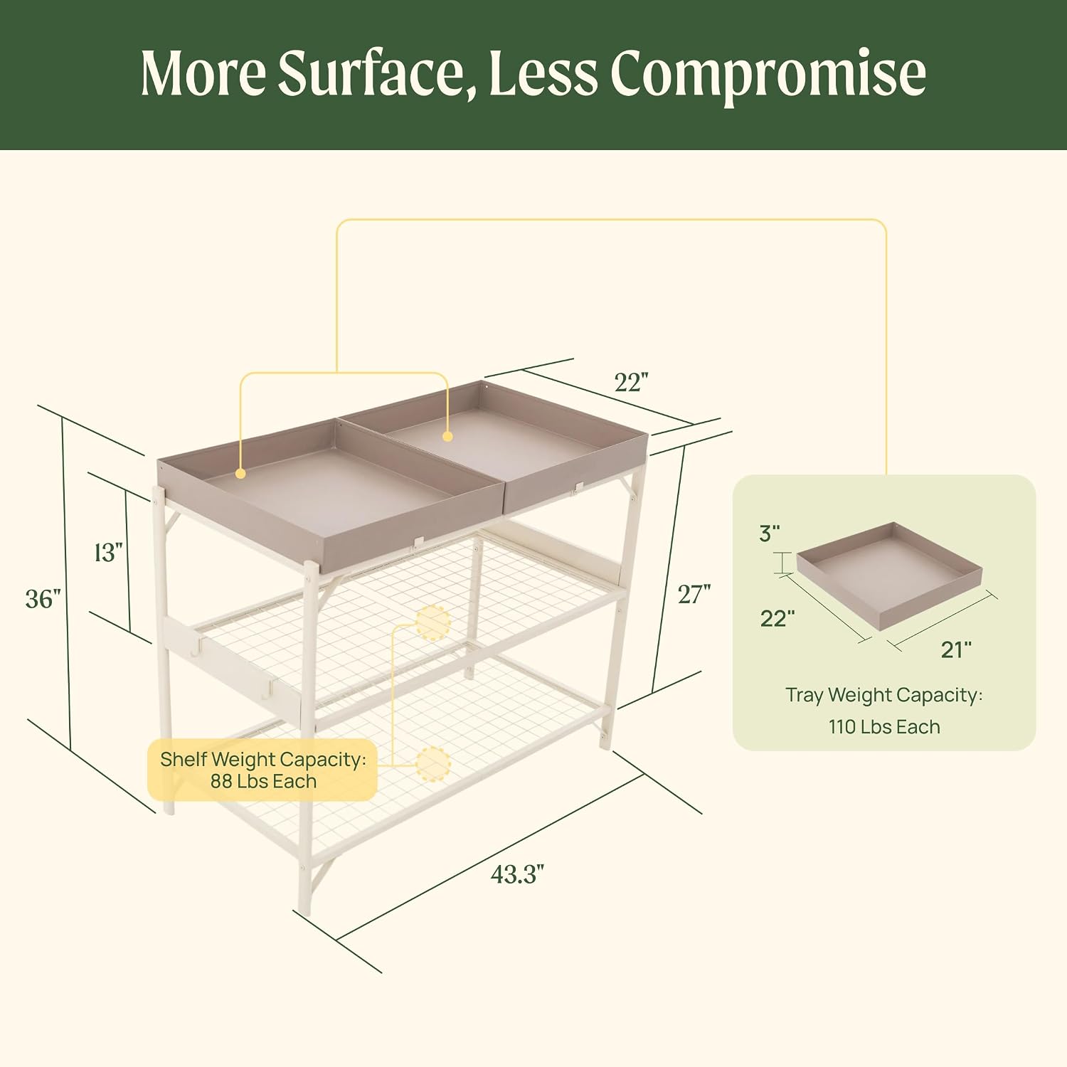 Tavolo da Lavoro per Giardinag - Garden Bench Metal recensione e prezzo