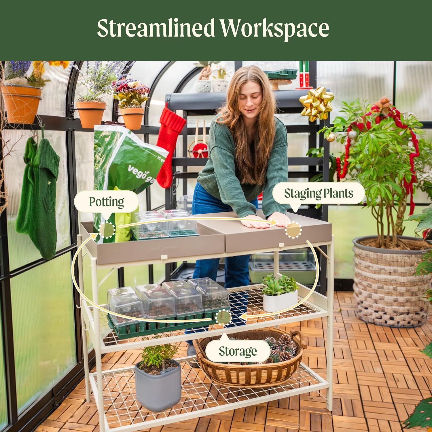 Tavolo da Lavoro per Giardinag - Garden Bench Metal recensione e prezzo