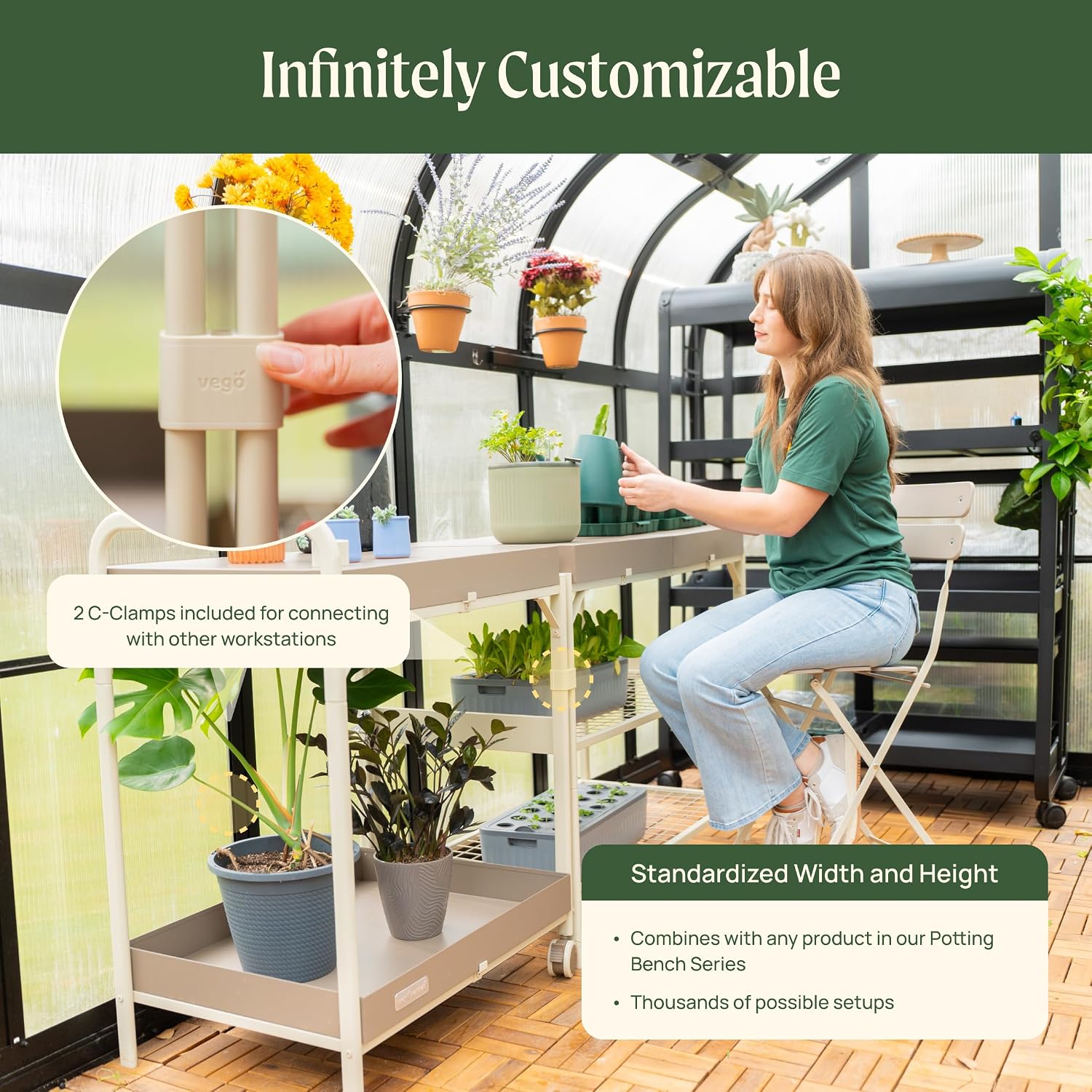 Tavolo da Lavoro per Giardinag - Garden Bench Metal recensione e prezzo