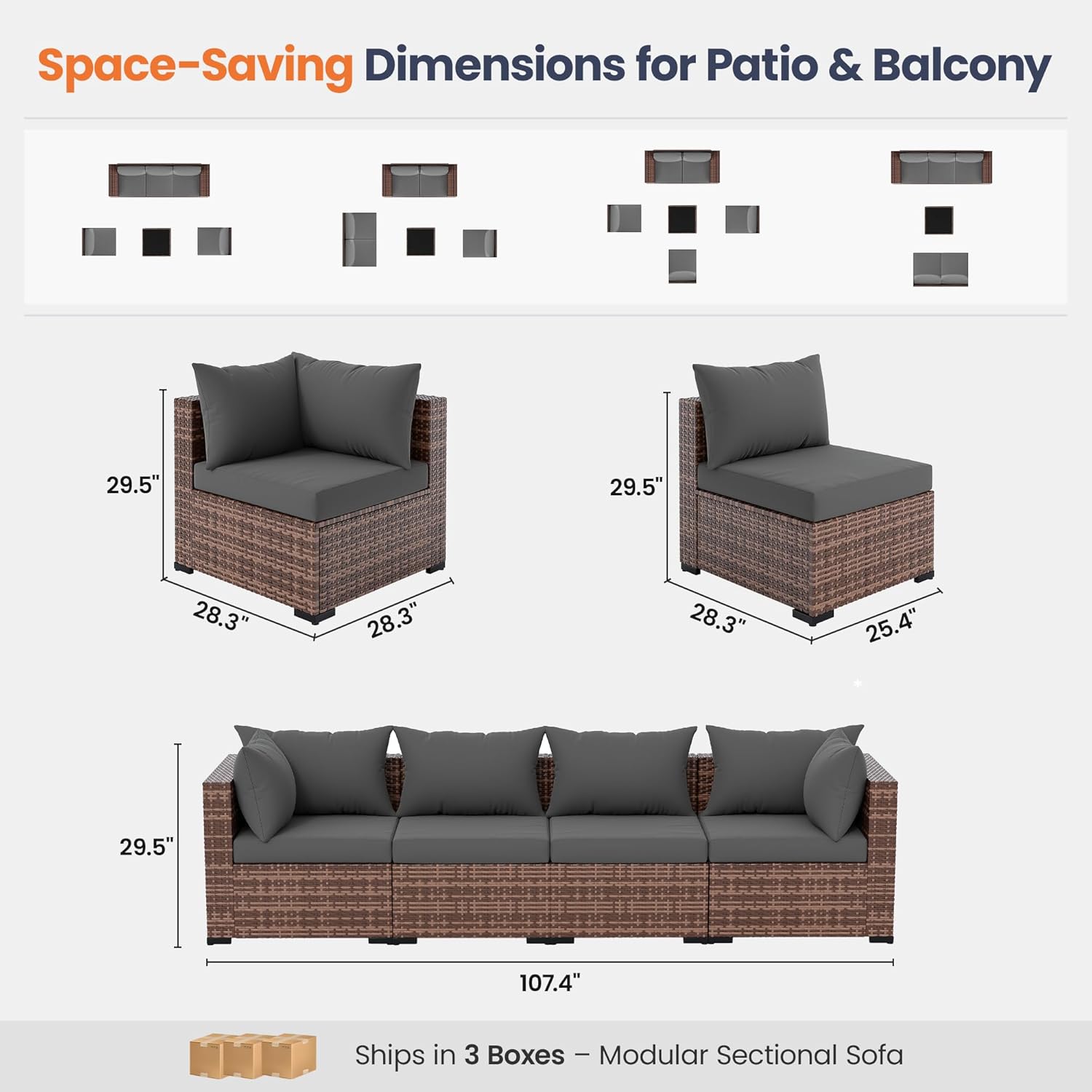 Set Divano Sezionale da Estern - Outdoor Furniture With Fire Pit Table recensione e prezzo