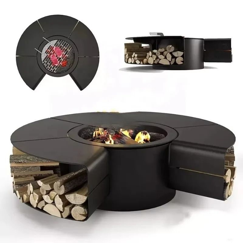 Tavolo da Esterno Brevettato c - Outdoor Furniture With Fire Pit Table recensione e prezzo