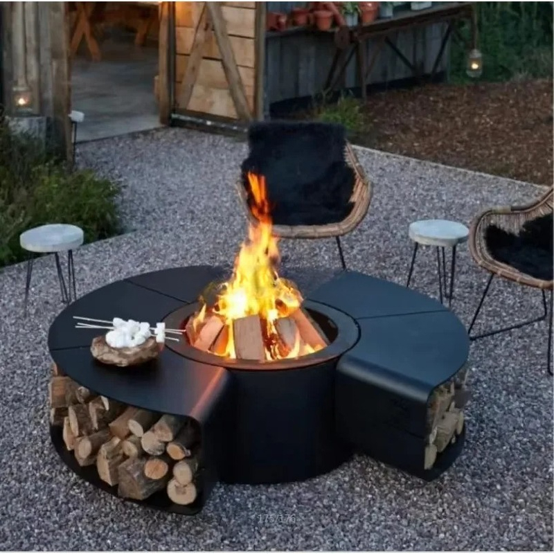 Tavolo da Esterno Brevettato c - Outdoor Furniture With Fire Pit Table recensione e prezzo