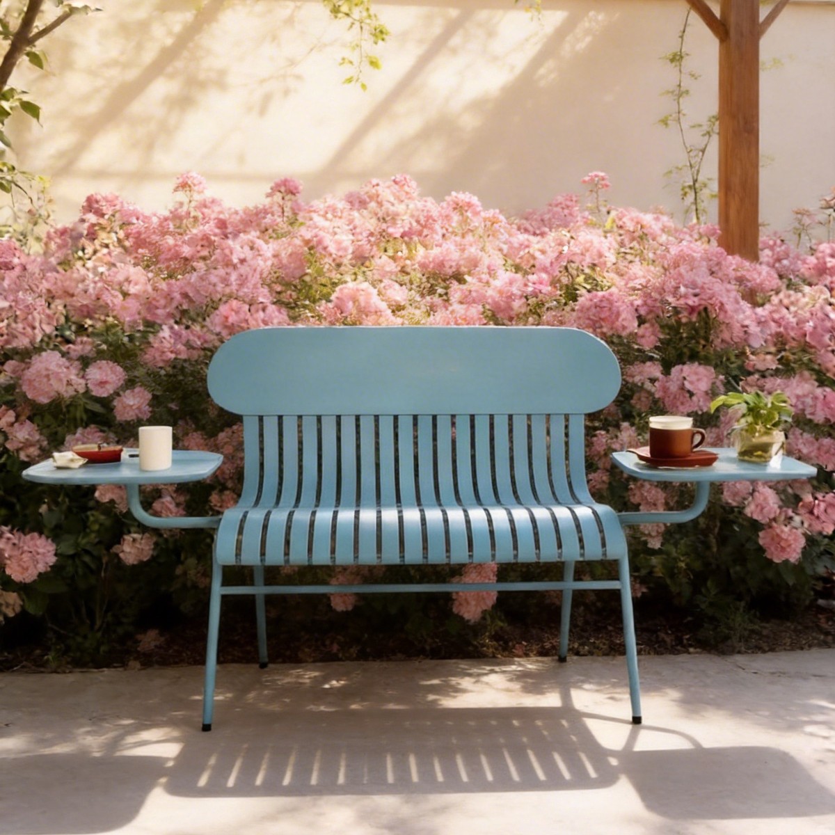 Sedia Doppia da Esterno HYS pe - Garden Bench Metal recensione e prezzo
