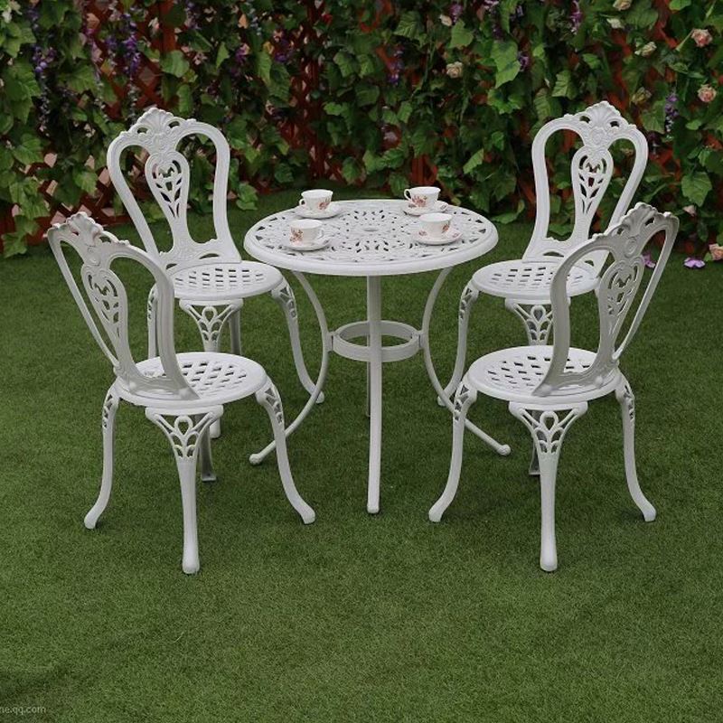 Set da Giardino in Alluminio P - Outdoor Furniture With Fire Pit Table recensione e prezzo