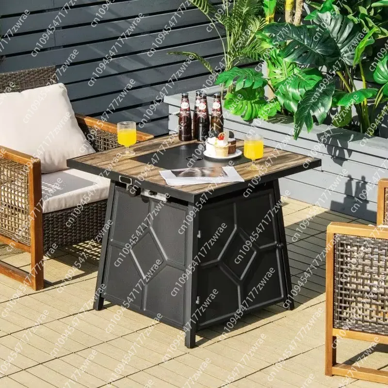 Tavolo da Esterno Riscaldabile - Outdoor Furniture With Fire Pit Table recensione e prezzo