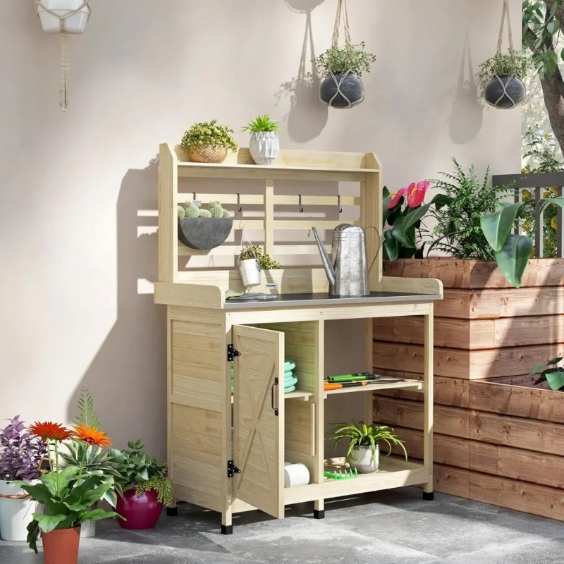 Postazione di lavoro da giardi - Garden Bench Metal recensione e prezzo