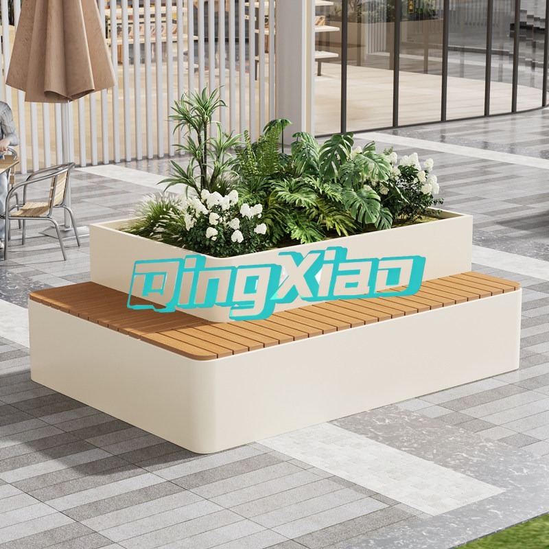 Panca da esterno con fioriera  - Garden Bench Metal recensione e prezzo